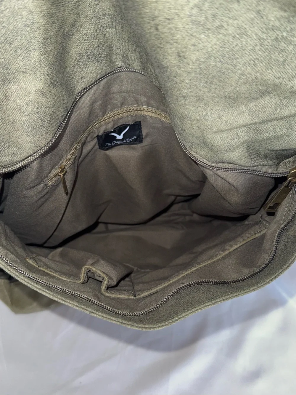 The Original Spirit Canvas Roll-Top Backpack in Olive